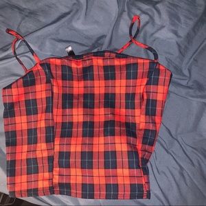 Plaid Tank Top
